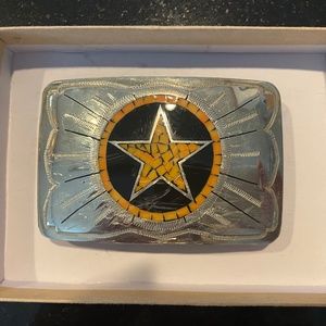 Johnson & Held Vintage Star Belt Buckle